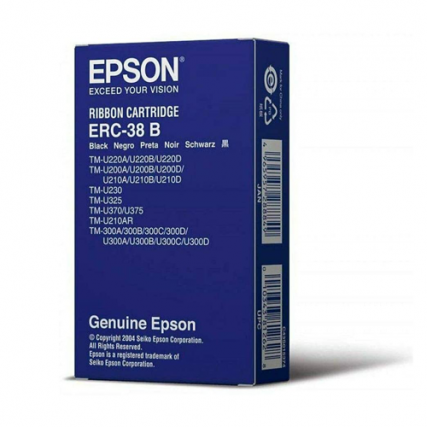 Original EPSON FBK ERC-38B SCHWARZ C43S015374